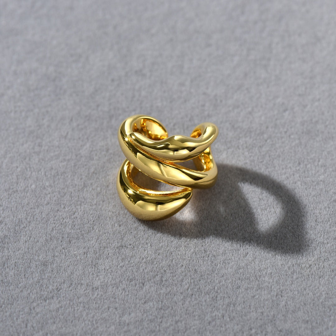 French Line Minimalist Small Multi-layer Simple Ear Cartilage Clip