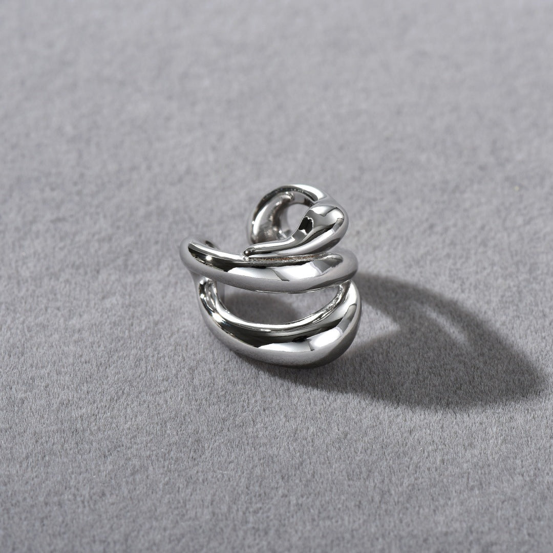 French Line Minimalist Small Multi-layer Simple Ear Cartilage Clip